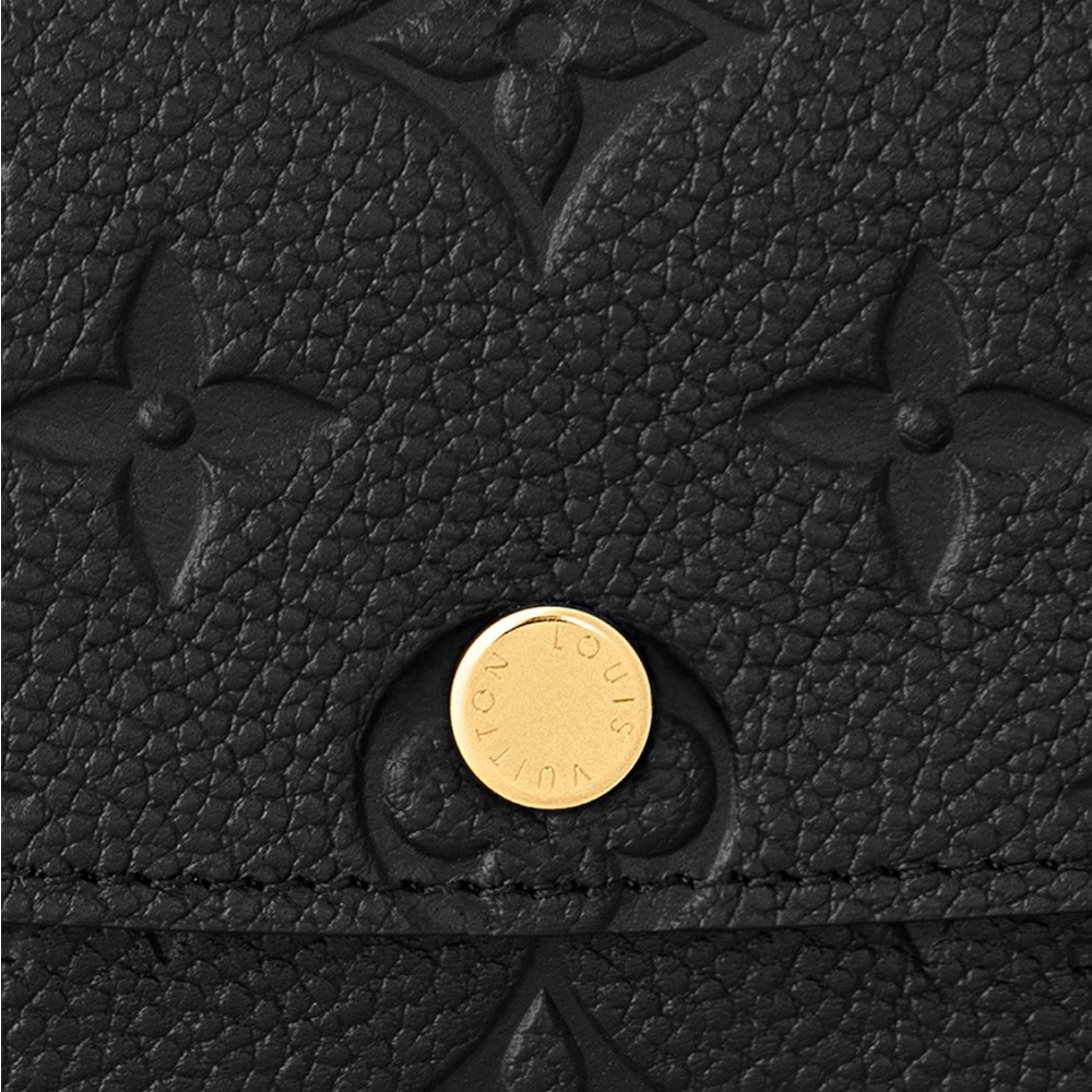 Emilie LV Black Wallet with Iconic Monogram. Empreinte leather. Authentic - Picture 4 of 7